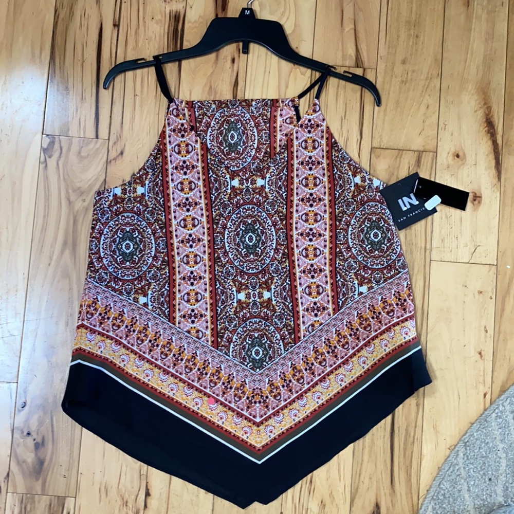 Paisley Handkerchief Tank Top New